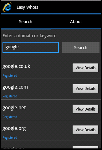 Easy WHOIS截图4