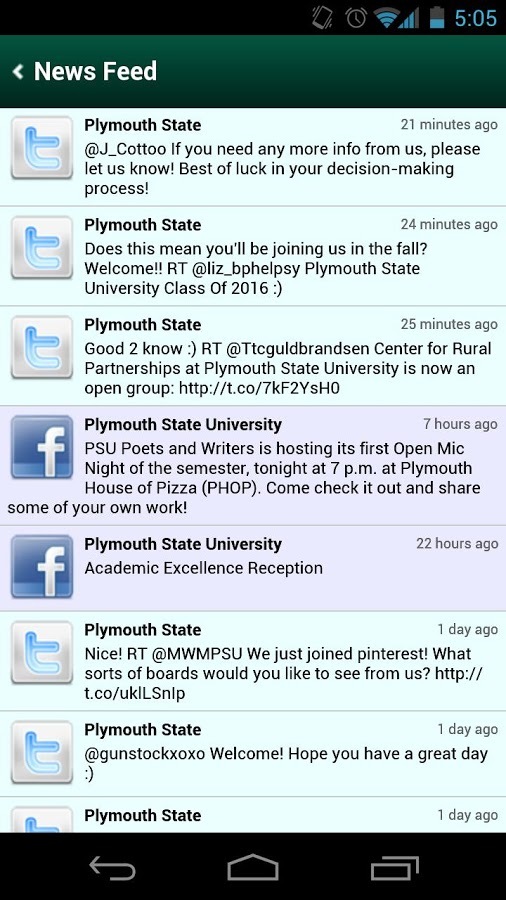 Plymouth State Mobile截图2