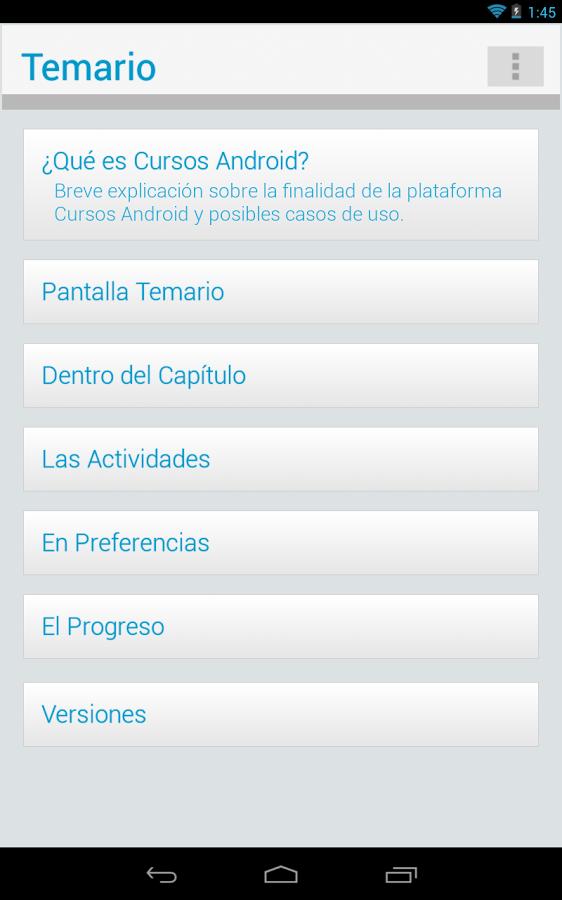 Cursos Android DEMO截图2