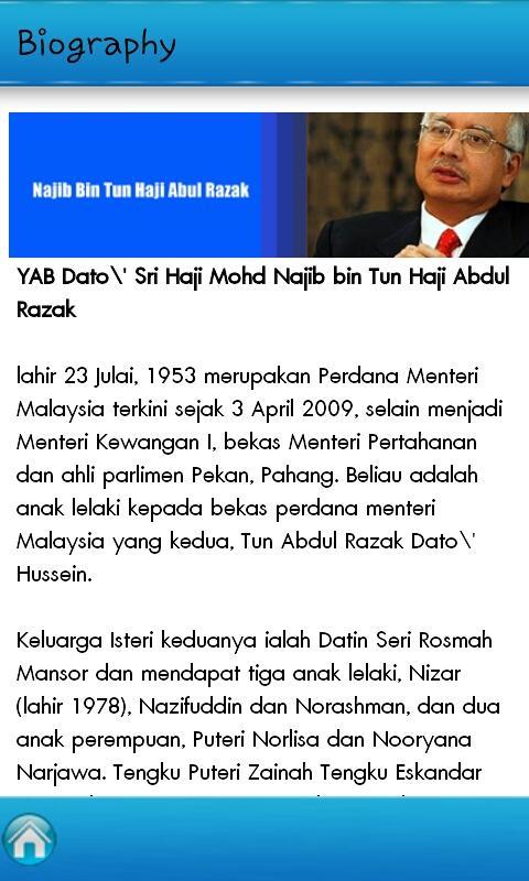 Najib Bin Tun Haji Abdul Razak截图2