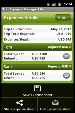 Trip Expense Manager - Lite截图6