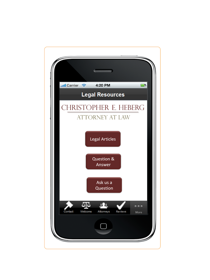 Attorney Christopher Heberg截图3