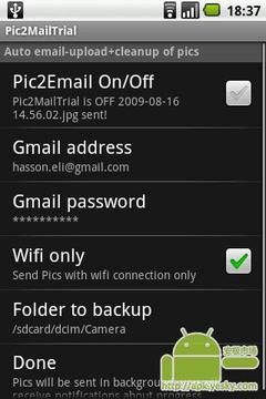 Pic2Mail演示截图