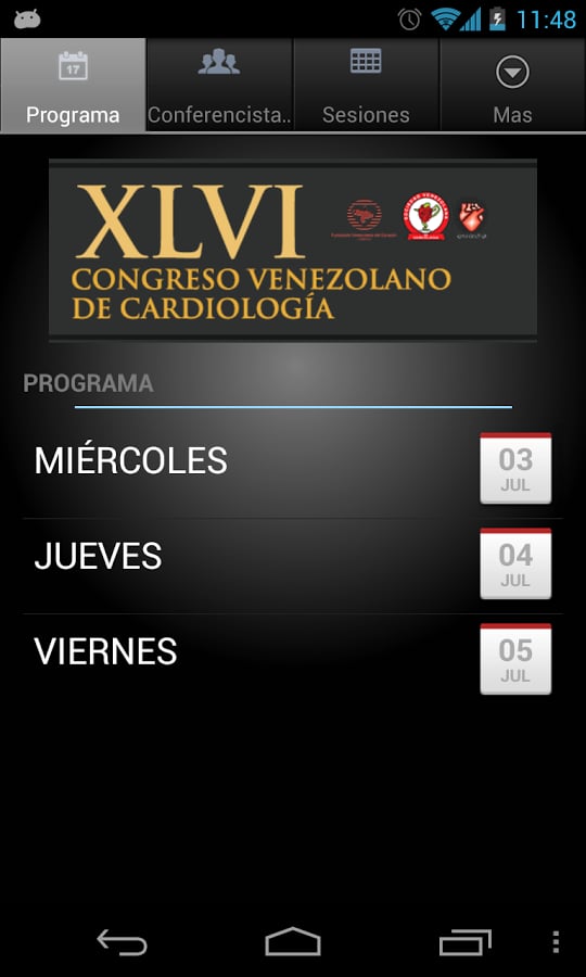 Programa Cardiolog&iacute;a 201...截图3