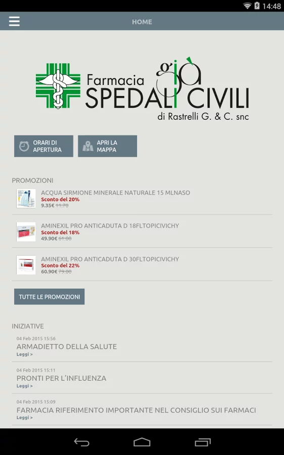 Farmacia Già Spedali Civili截图1