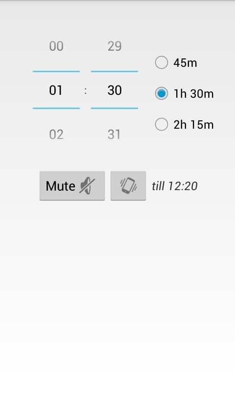 BeQuiet Mute Timer FREE截图1