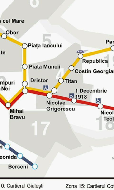 Harta Metrou Bucuresti截图1