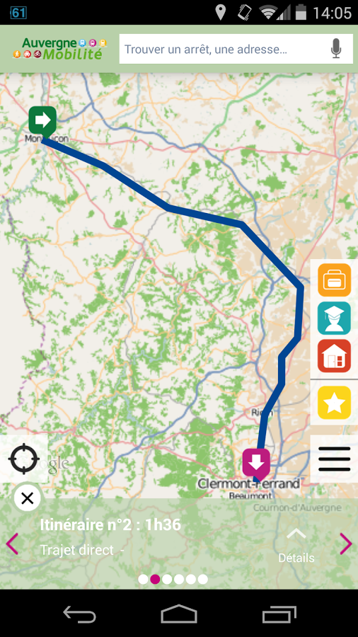 Auvergne Mobilité transports截图5