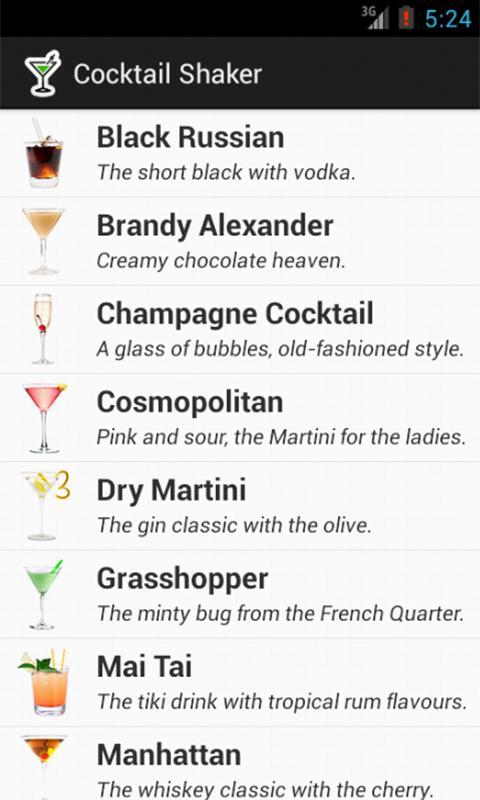 Cocktail Shaker-Drink Recipes截图1