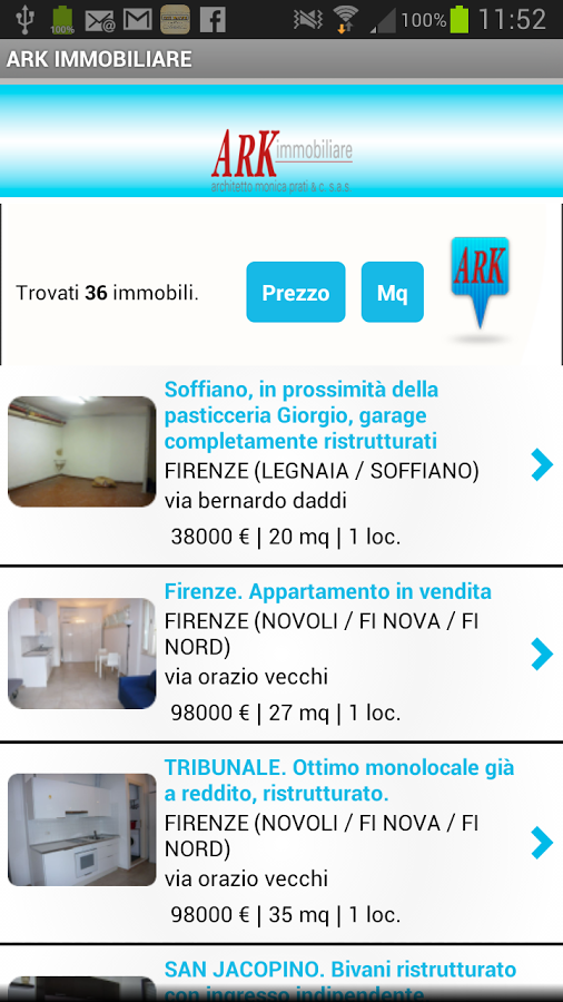 ARK IMMOBILIARE截图2