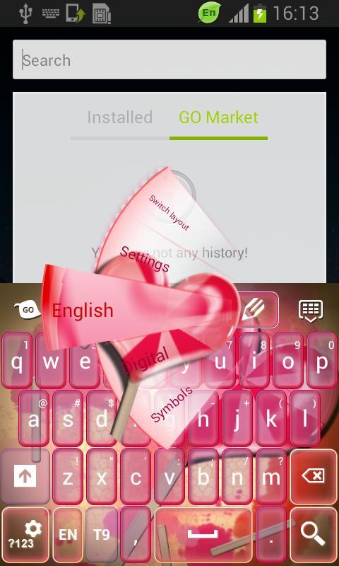 Pink Lollypop Keyboard截图3