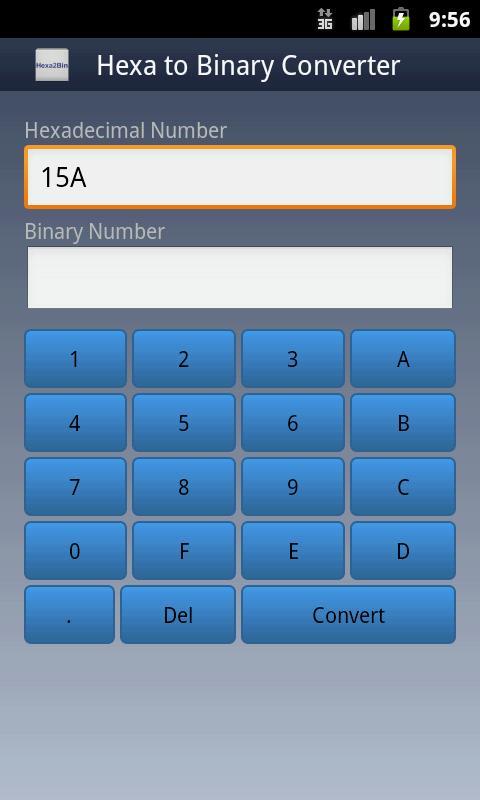 Hexa To Binary Converter截图2