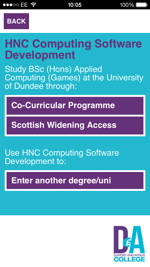 D&A College - Routes to Uni截图4