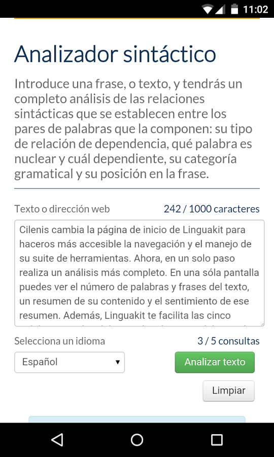 Analisador sintático LK截图5