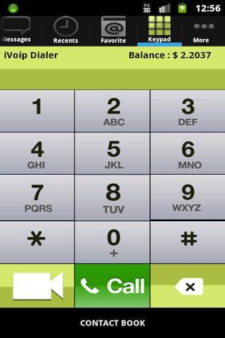 iVoip Dialer - VoIP Softphone截图2