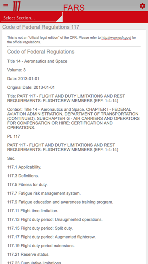 FAR 117 Pilot Duty Time截图9