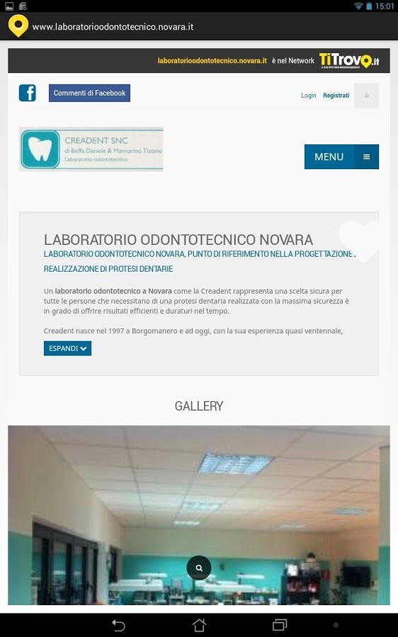 Lab Odontotecnico Novara截图1