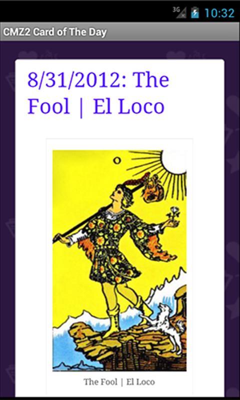 Tarot Card of the Day Free!截图2