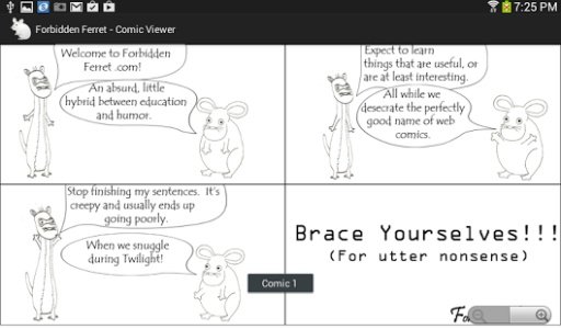 Forbidden Ferret - Comic Viewer截图2