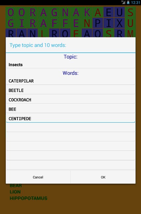 Word Search Puzzle wORD SEEk截图9