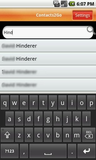 Contacts2Go截图2