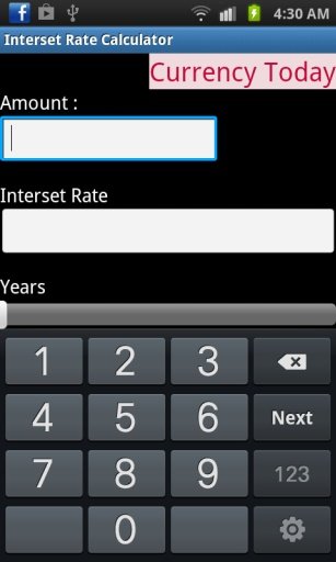 Interset Rate Calculator截图4