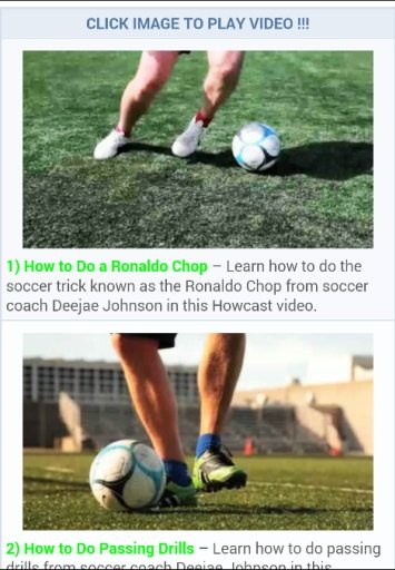 Soccer Lessons &amp; Tricks截图3