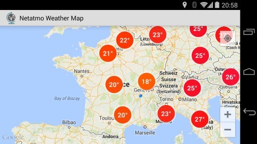 Netatmo Weather Map截图3