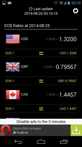 a.Currency Converter ECB截图5