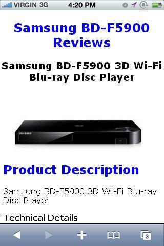 BDF5900 Bluray Player Re...截图2