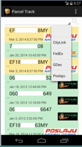 Parcel Track Free截图5