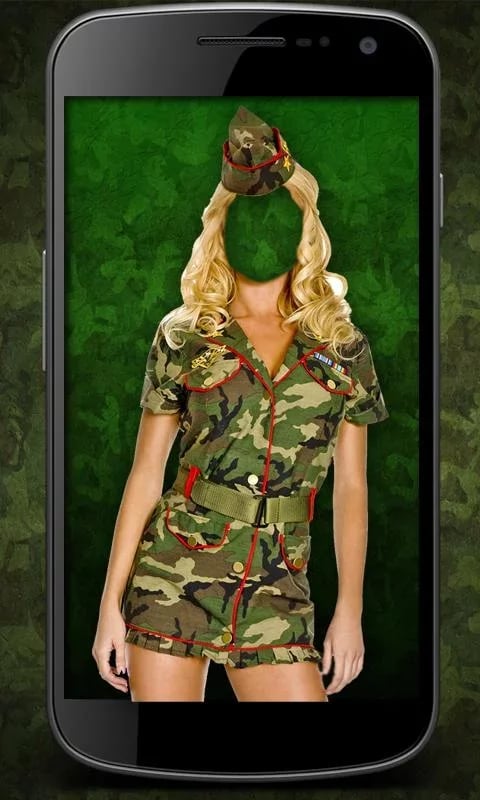 Woman Army Suit Photo Ma...截图5