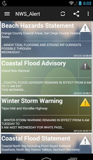 NWS Weather Alert截图6