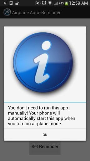Airplane Mode Reminder截图4