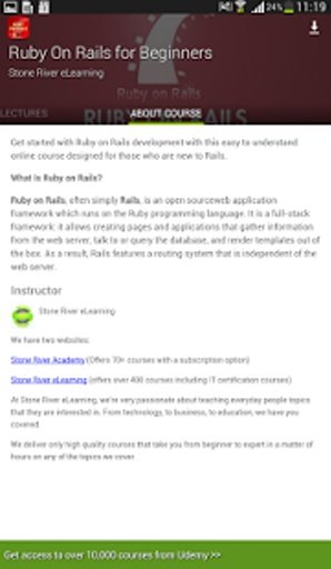 Learn Ruby On Rails by Udemy截图5