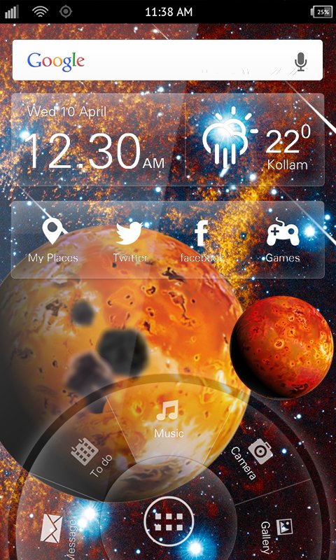 Galaxy S4 Space Wallpaper截图1