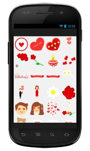 Valentines Love Stickers截图3