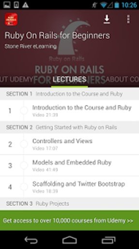 Learn Ruby On Rails by Udemy截图6