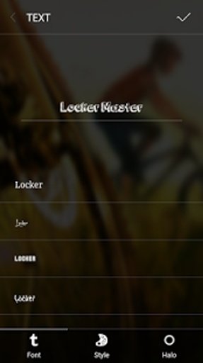 Font sytle 5 For Locker Master截图3