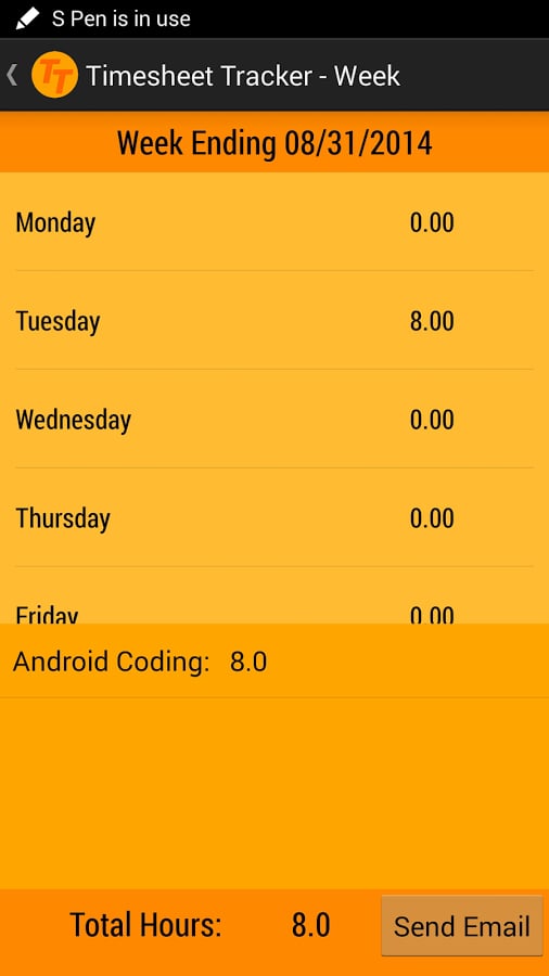 Timesheet Tracker截图2