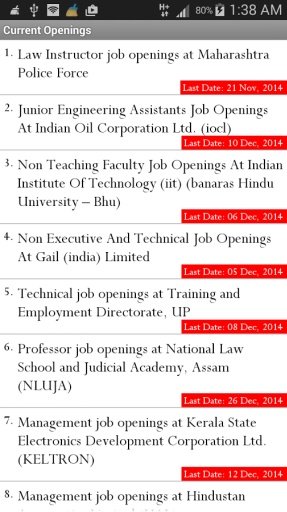 Sarkari Naukri Job Update截图2