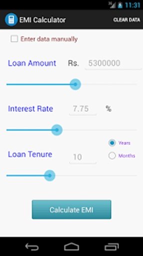 Basic EMI Calculator截图1