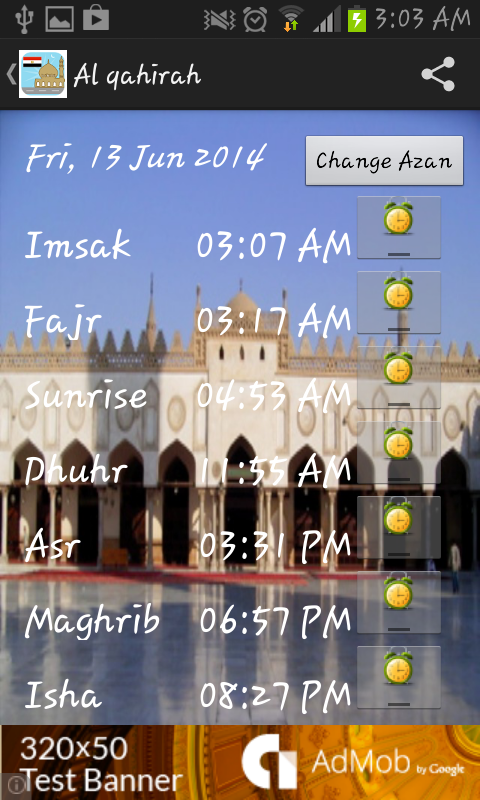 Egypt Prayer Timings (Islamic)截图7