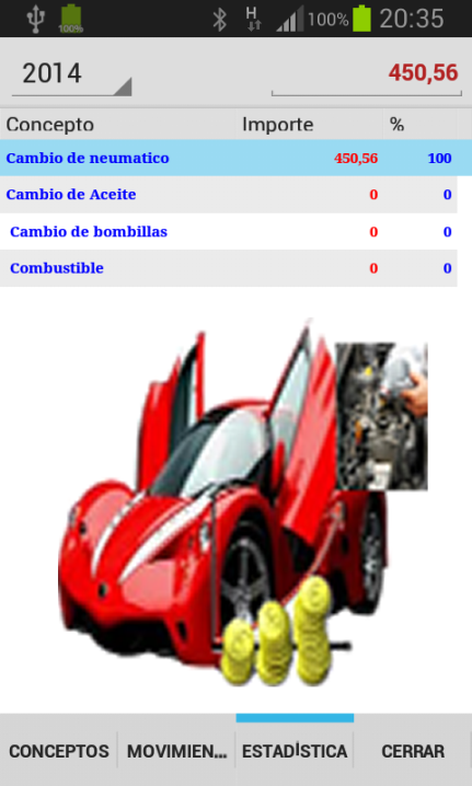 Control Gastos Automóvil-free截图2