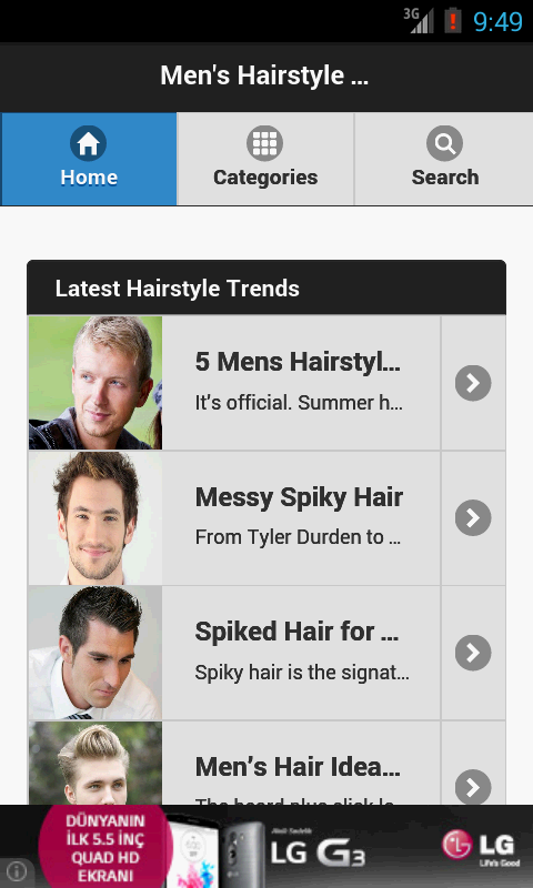 Men's Hairstyle Trends截图7