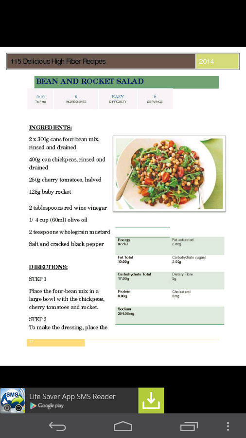 115 High Fiber Recipes截图10