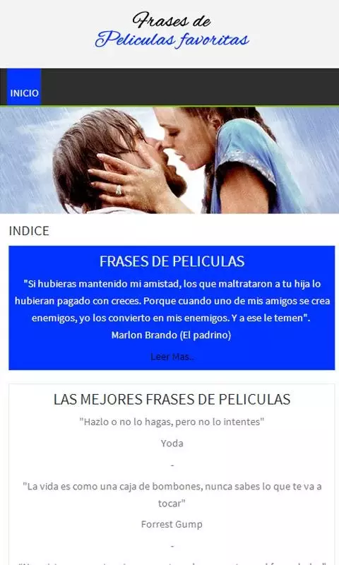 Frases de Películas favoritas截图3