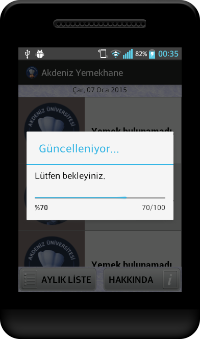 Akdeniz Üniversitesi Yemekhane截图3