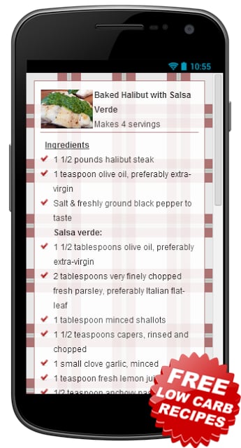 Low Carb Recipes (Free)截图1