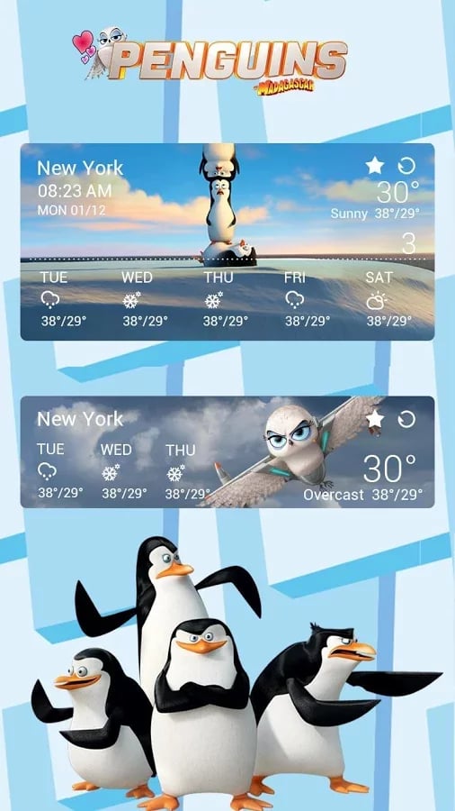 Penguins of MG GO Weather EX截图1